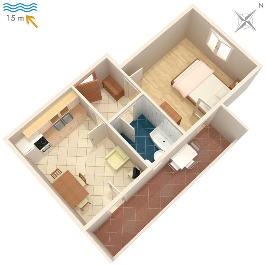 Apartments By The Sea Razanj, Rogoznica - 4253 Kültér fotó